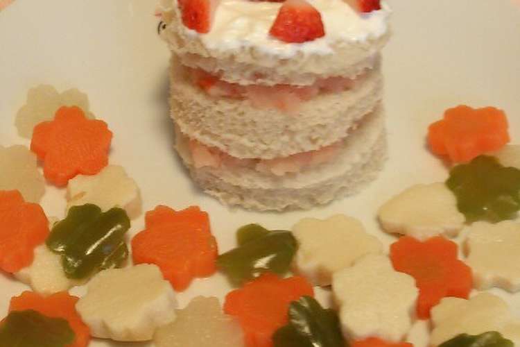 手づかみ離乳食 一歳のお誕生日ケーキ レシピ 作り方 By うゆさくら クックパッド