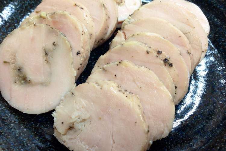 輪ゴムで簡単 クレイジーソルトの鶏ハム レシピ 作り方 By Mi3mama クックパッド 簡単おいしいみんなのレシピが356万品