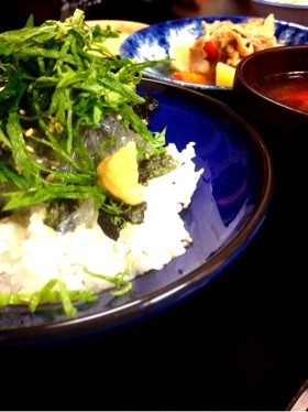 男性に人気!生シラス丼