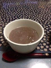 お手軽!さらしあんで豆乳水ようかんの写真