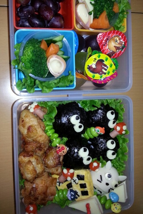 親子遠足お弁当(^^)の画像