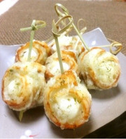 お弁当にも♪ちくわとうずら卵の磯辺揚げの写真