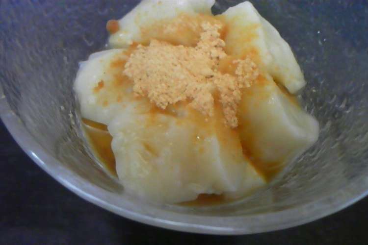 食べ過ぎ注意偶然生まれた豆腐わらび餅 レシピ 作り方 By そらッコ クックパッド 簡単おいしいみんなのレシピが355万品