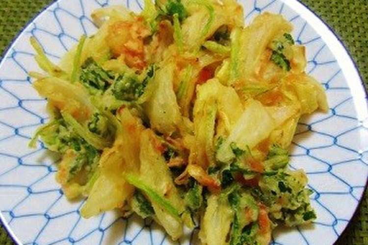新玉ねぎ 三つ葉 干しエビのかき揚げ レシピ 作り方 By Shokenママ クックパッド 簡単おいしいみんなのレシピが361万品