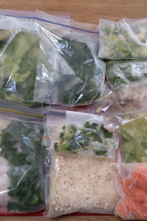 超便利！冷凍野菜の画像