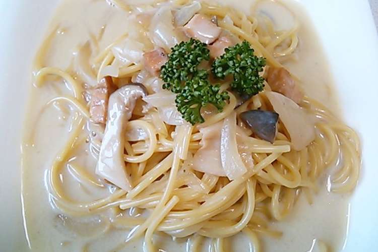 フライパンonly 豆乳スープスパ レシピ 作り方 By チビちゃびん クックパッド 簡単おいしいみんなのレシピが352万品