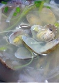 韓国料理 貝の旨味たっぷり！チョゲタン