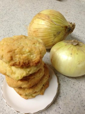 新玉ねぎ&EXVオリーブオイルのクッキー