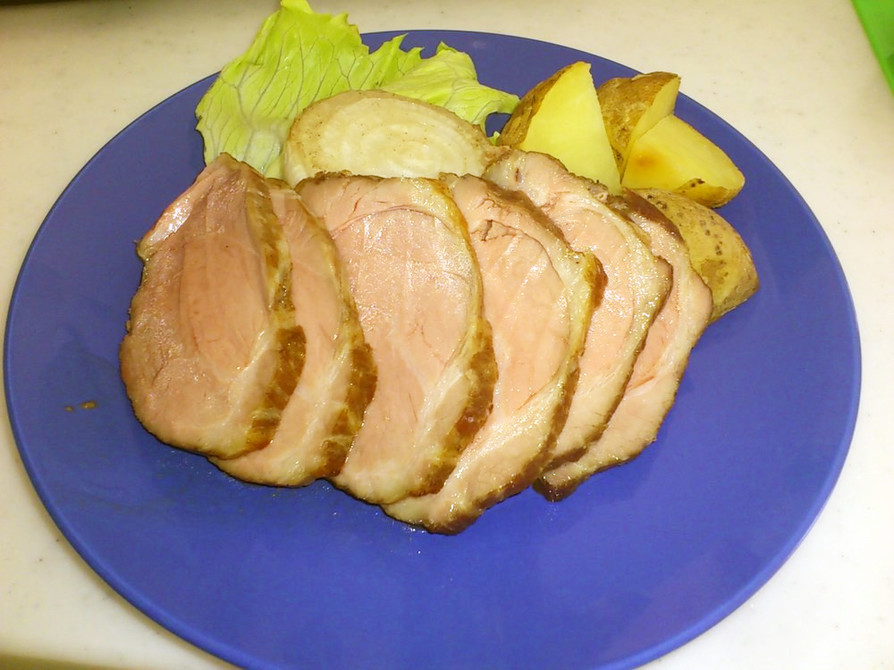 豚かたまり肉で《簡単》ローストポークの画像