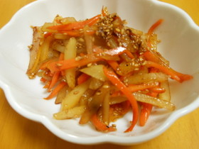 じゃがいもにんじん炒めるだけ☆お弁当にも