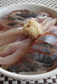 漁師風鯵丼(鯵の美味しい捌き方)