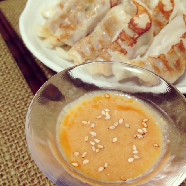 ピリ辛☆餃子の味噌ダレの画像