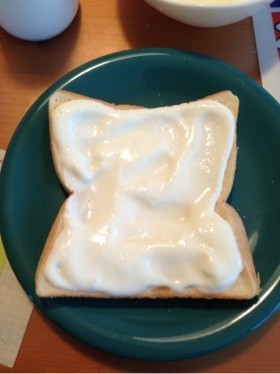食パンで簡単☆チーズケーキ風の画像