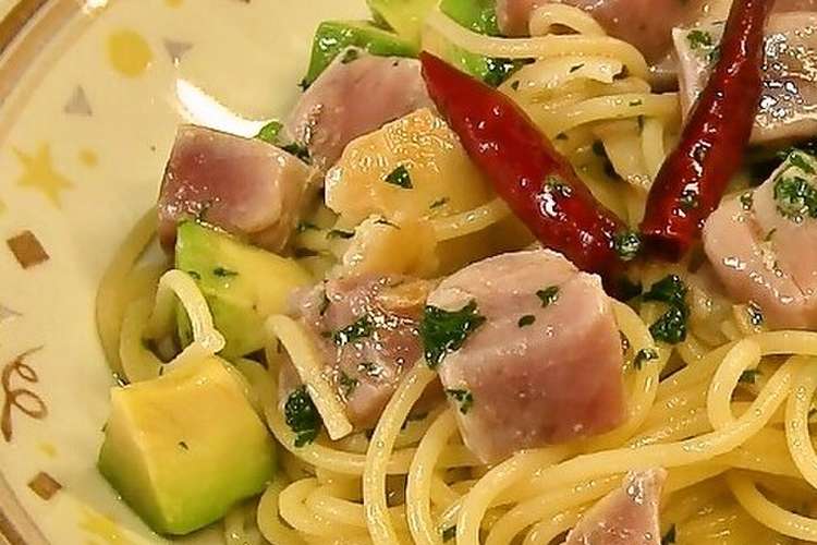 アボカドとマグロのペペロンチーノ レシピ 作り方 By クッキングsパパ クックパッド 簡単おいしいみんなのレシピが364万品