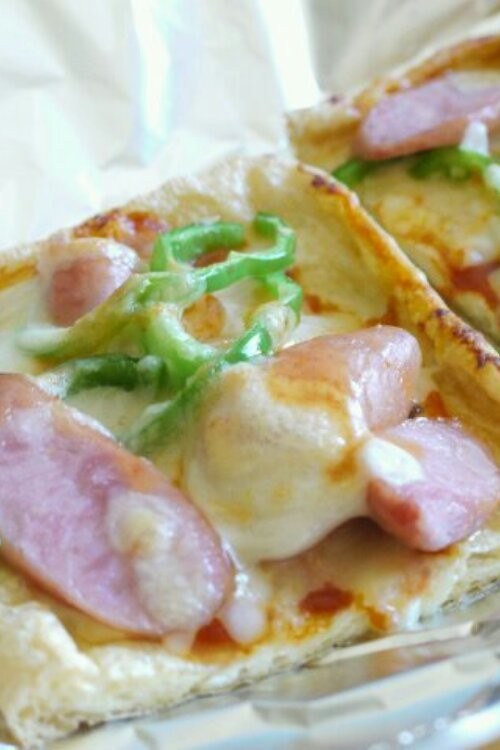 糖質制限　かんたん油揚げピザの画像