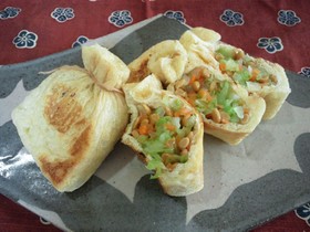 カツオだしの野菜きんちゃく