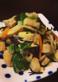 うまヘルシー♡高野豆腐と野菜の炒め煮
