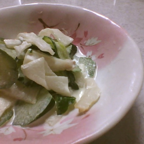 大根とキュウリのサラダ レシピ