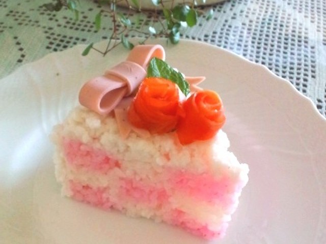 ダミエ 寿司ケーキ 母の日にも レシピ 作り方 By ｂiｂiすみれ クックパッド