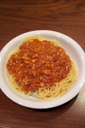 ダイエットに最適!!大豆deミートソース