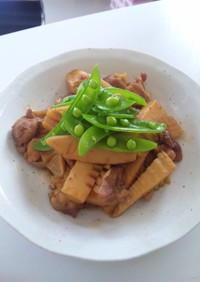 竹の子と鶏肉の煮物