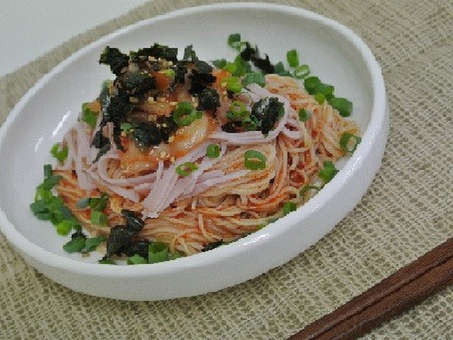 韓国風ピリ辛そうめん レシピ 作り方 By うまやん クックパッド