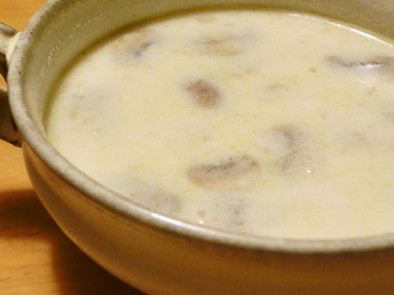 マッシュルームのスープ、あっさり目の写真