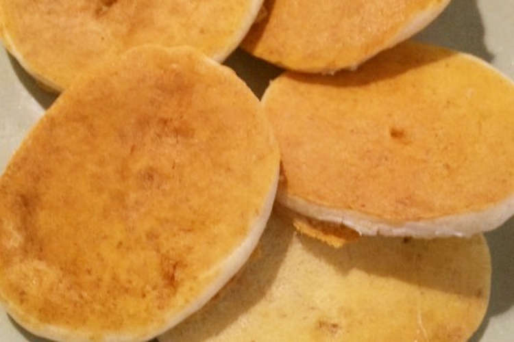 卵乳油砂糖なし 米粉のバナナパンケーキ レシピ 作り方 By 9momo6 クックパッド