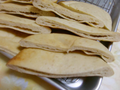 大豆粉のピタパンの写真