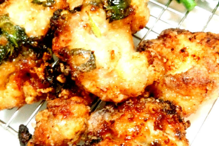 塩麹とバジルで激うま 鶏の唐揚げ レシピ 作り方 By ホトちゃんママ クックパッド
