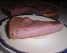 ピンクのチーズケーキ風(*^_^*)