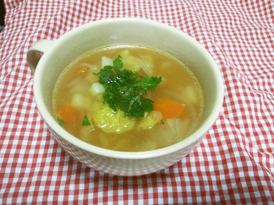 トロトロ白菜のコンソメスープの画像