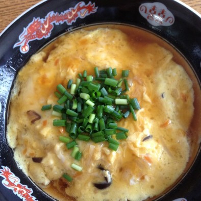 「かに玉」の素を使った簡単美味しい天津麺の写真