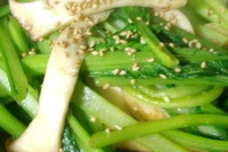 エリンギと小松菜の茎のチャチャッと炒め レシピ 作り方 By ののおら クックパッド 簡単おいしいみんなのレシピが352万品