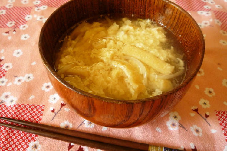 落ち着く もやし油揚げ卵のお味噌汁 レシピ 作り方 By ママんま クックパッド