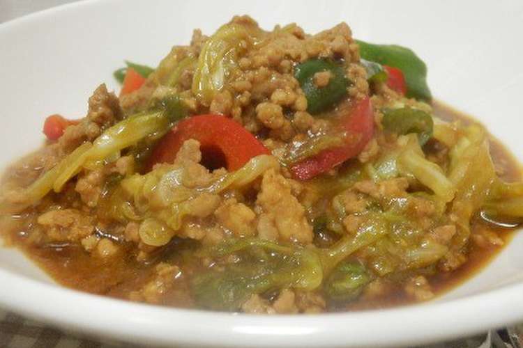 ひき肉と塩麹キャベツの味噌炒め レシピ 作り方 By あきぼーことこと クックパッド 簡単おいしいみんなのレシピが355万品