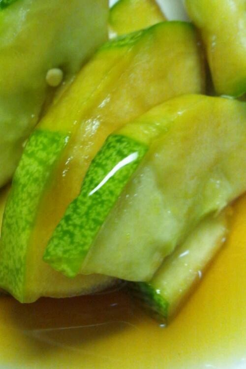 瓜の醤油漬けの画像
