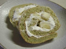 ◆フワやわ~の抹茶バナナロールケーキ◆