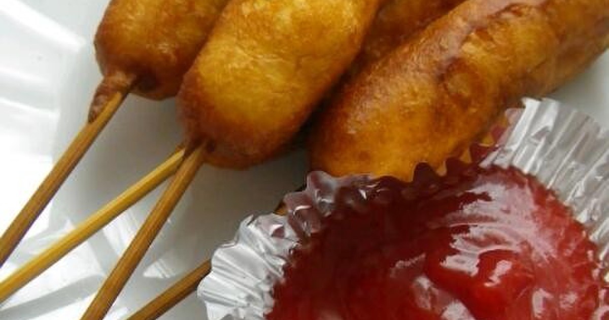 魚肉ソーセージで可愛いアメリカンドッグ レシピ 作り方 By おさめ クックパッド 簡単おいしいみんなのレシピが353万品