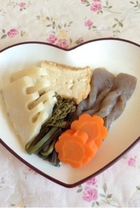 朝採れタケノコの煮物…(o˘◡˘o)