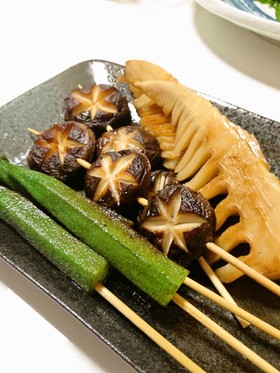 おうち居酒屋☆あっさり美味しい串焼き野菜