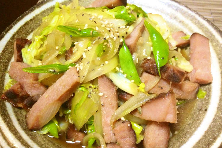ハム野菜炒め レシピ・作り方 By Karismama 【クックパッド】 簡単おいしいみんなのレシピが363万品