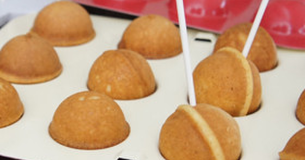 自家製ケーキポップスのレシピ