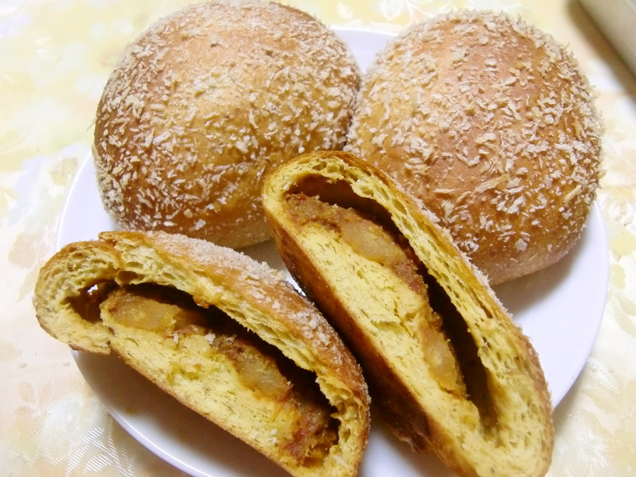 大豆粉のカレーパンの画像