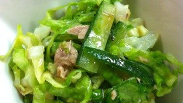 キャベツきゅうりツナ和え レシピ 作り方 By Bobomya クックパッド 簡単おいしいみんなのレシピが360万品