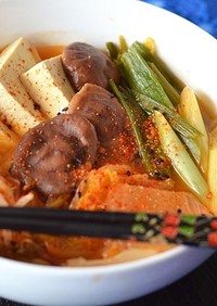 キムチと豆腐のスープ