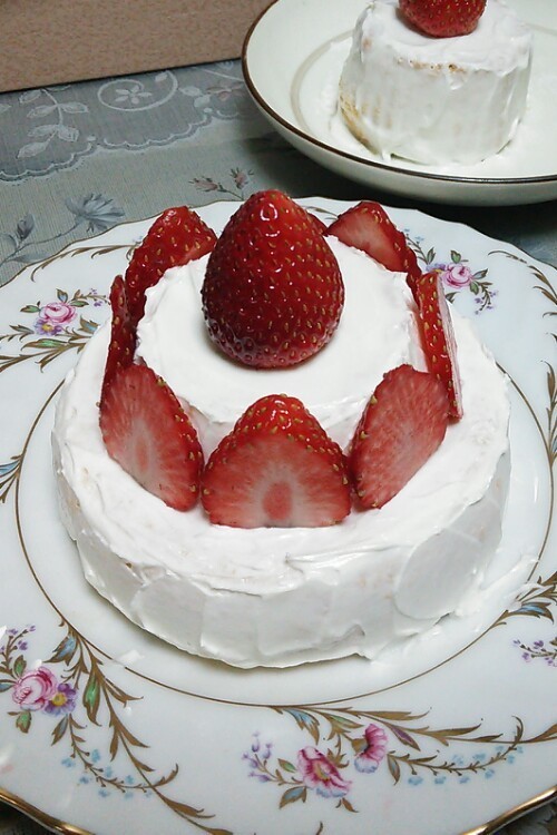 1歳の誕生日ケーキの画像