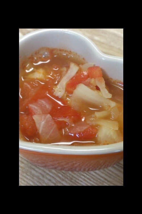 キャベツトマトスープの画像