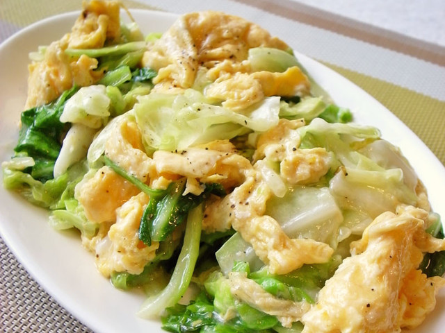 簡単 キャベツと卵だけでも美味しい中華 レシピ 作り方 By Moj クックパッド
