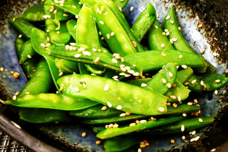 絹さやとスナップエンドウのホットサラダ レシピ 作り方 By Ssaakkuura クックパッド 簡単おいしいみんなのレシピが365万品